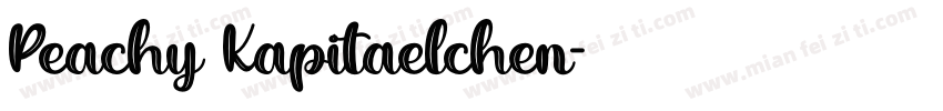 Peachy Kapitaelchen字体转换